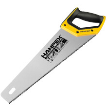 Hanpex 350mm (14inch) Pro Hand Saw, 11 TPI Fine-Cut Handsaw - Sharp Manual Saw Idea for Cutting Wood, Sawing, Gardening, Trimming, Plastic Pipe
