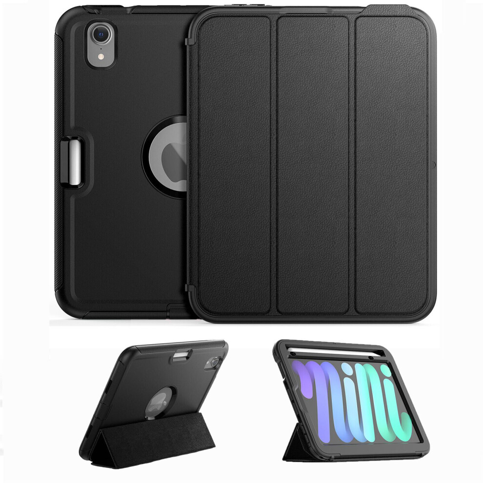 Case For Ipad Mini 6 8.3 Inch 2021 A2567/A2568/A2569, Shockproof Protective Cover With Pencil Holder Folding Stand Smart Magnetic Cover Auto Sleep/Wak 609808374629