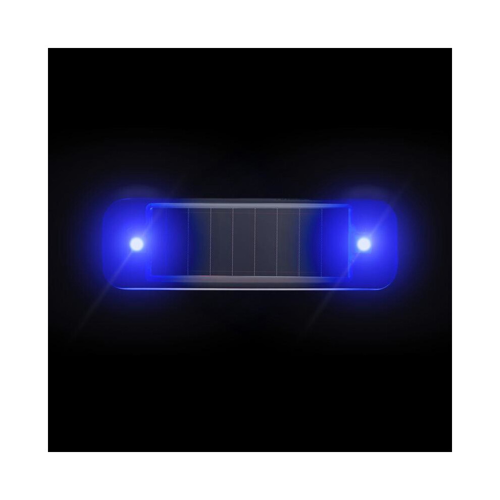 (1Pcs ) Car Alarm Warning Solar Flash Led Fake Security Flashing Warning Blue/Light