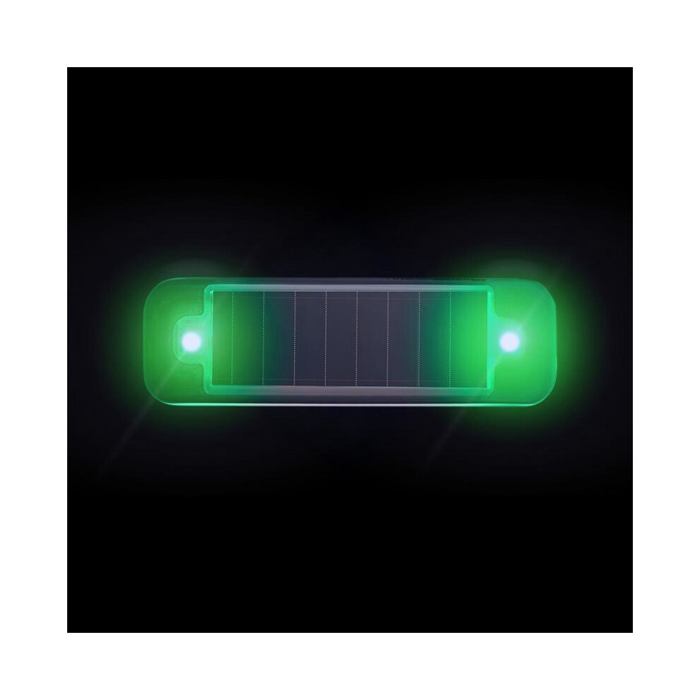 (4Pcs ) Car Alarm Warning Solar Flash Led Fake Security Flashing Warning Green/Light 110691683410
