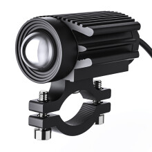 LED Motorcycle Headlight Yellow White Hi/Lo Spot Light Driving Fog Lamp ATV