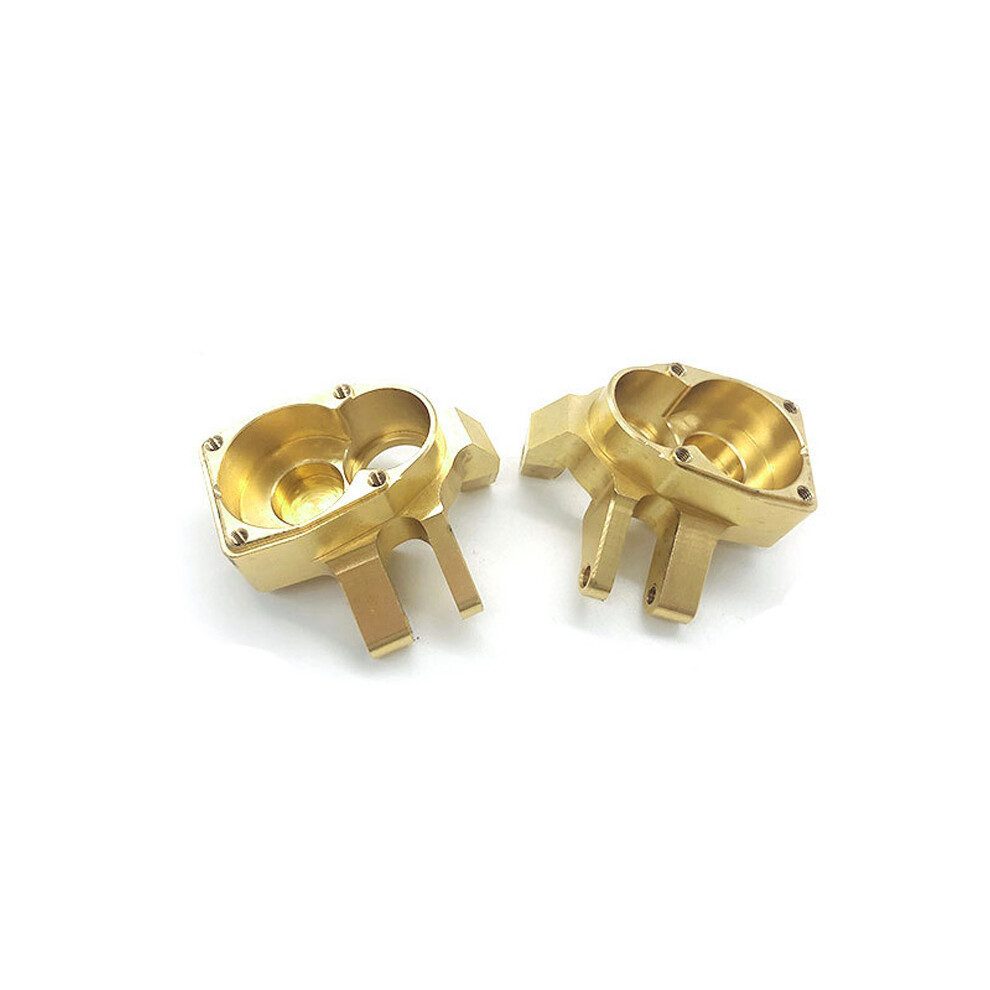 2Pcs Brass Front Steering Knuckle For 1/10 Axial Capra1.9 Scx10 Iii Rc Climbing Car 110691695963