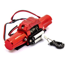Metal Dual Motor Winch For 1/10 Traxxas TRX-4 Axial SCX10 II D90 Climbing RC Car