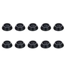 (Black) 10PCS Flat Head Screws Concave Conical Decorative Washer for MN MN-D90 WPL B24 B36 RC Car