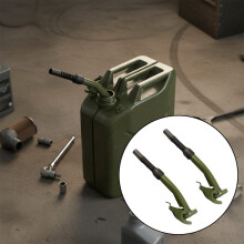 1PCS US-style Metal Oil Pipe Pouring Spout For Metal Petrol Can Flexible Olive