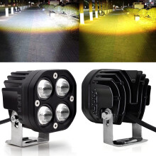 2pcs 3INCH 80W LED Spot Light auxiliary Motorcycle Headlight Driving Fog Lamp