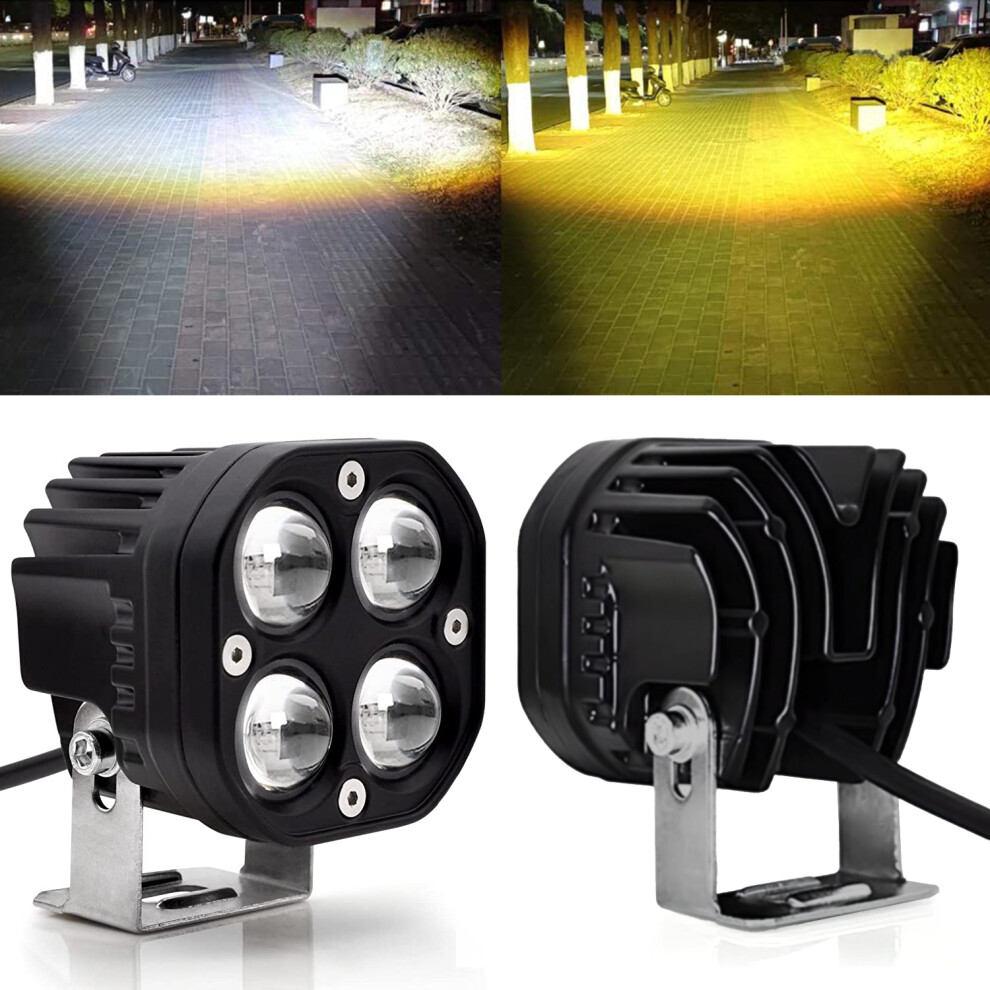 2Pcs 3Inch 80W Led Spot Auxiliary Motorcycle Head Driving Fog Lamp Light 110691663948