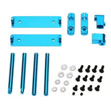 (Blue) Metal Magnet Invisible Body Posts Adjustable Mount for 1/10 RC Drift HSP 94123 94122 Tamiya 416 417