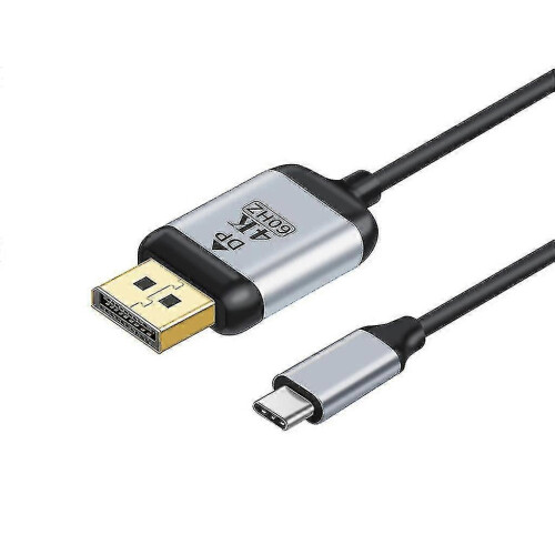 Thunderbolt 3 cable compatible with USB-C to DisplayPort 4K 60Hz high-speed 2