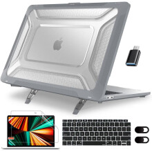 For MacBook Air 13 inch Case 2022, 2021-2018 Release A2337 M1 A2179 A1932 Retina Display Touch ID, Plastic Hard Shell Cover with Keybaord Cover & Scre
