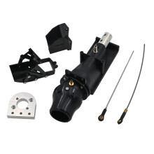 (Boat Pump Thruster) 28mm Pump Spray Water Thruster Backward Injector w/ 3-blade Propellers Transmission Shaft for RC Jet Boat