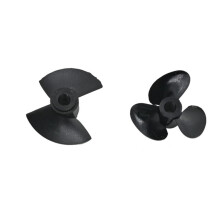 (2pcs Propeller) 28mm Pump Spray Water Thruster Backward Injector w/ 3-blade Propellers Transmission Shaft for RC Jet Boat
