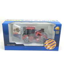 (Red) 1:50 Double Wheel Road Roller Alloy Car Engineering Vehicle Model Children's Toys