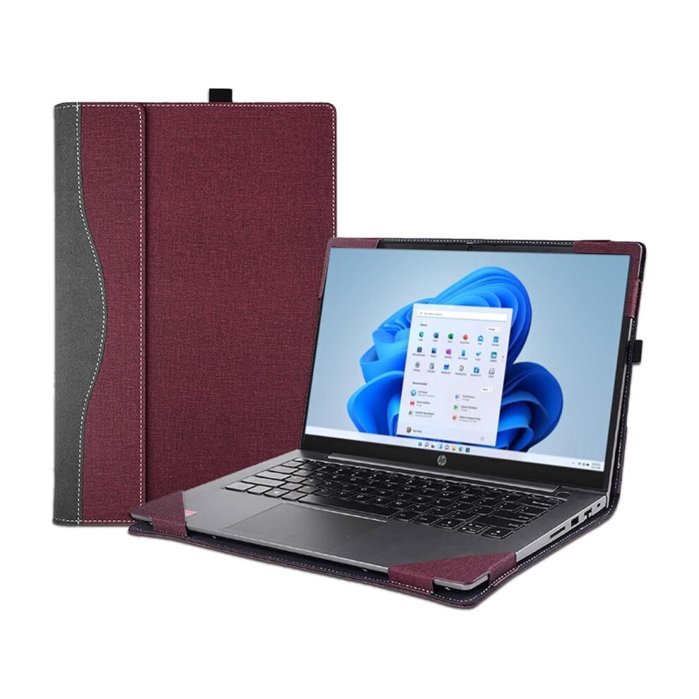 Laptop Cover Case For 15.6 Inch Hp Laptop 15-Fc 15Z-Fc & Hp Envy 15-Ep 15T-Ep & Hp Pavilion 15-Eg 15T-Eg 15-Eh 15Z-Eh,Detachable Pu Leather Protective 609808387506