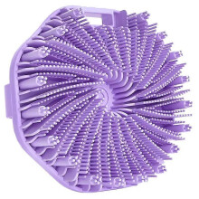 (Purple) 8Colors For Body,SCRUBBIES The Sud Bud,Food-Grade Soft Silicone, Body Scrubbe