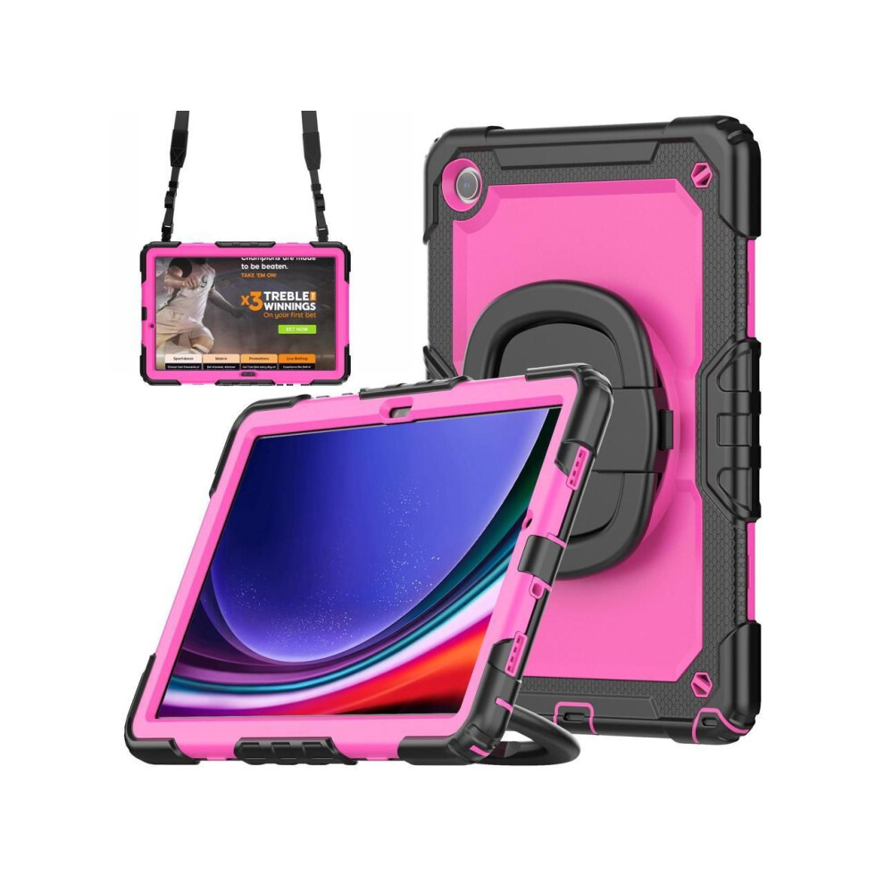 Photos - Other for Computer Case for Samsung Galaxy Tab A9 Plus 11 inch  SM-X210/X216/X218, Shockproof Protective Cover with Screen Protector, Rotat 2023