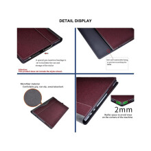 Laptop Case Cover for 13.3 inch Dell Inspiron 13 5330 5320 5310 & Dell Vostro 13 5320 5310 Notebook Sleeve, Detachable PU Leather Protective Shell Bag