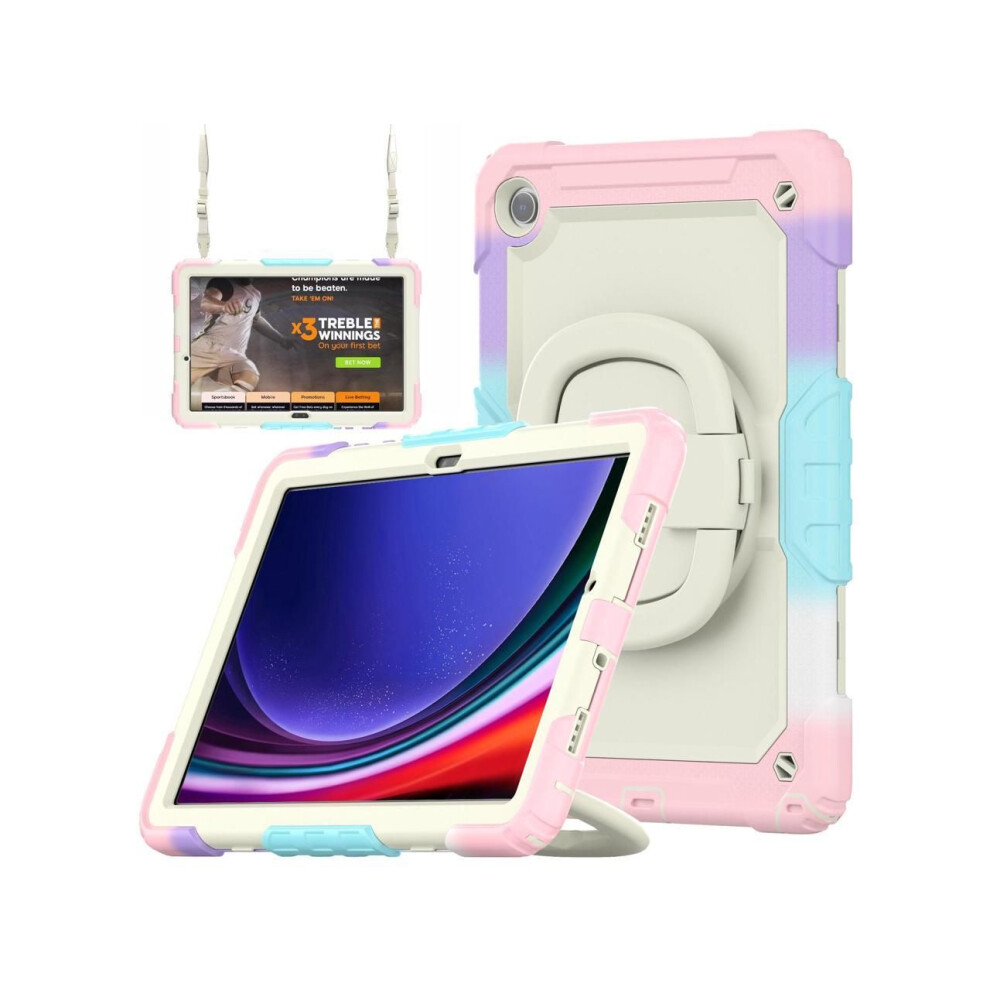 Photos - Other for Computer Case for Samsung Galaxy Tab A9 Plus 11 inch  SM-X210/X216/X218, Shockproof Protective Cover with Screen Protector, Rotat 2023