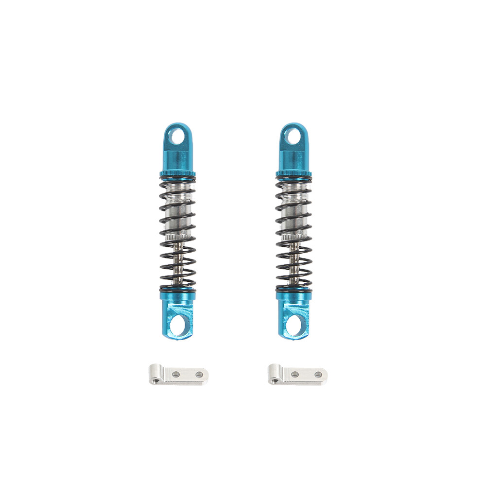(Blue) D12 Rear Axle Metal Shock Absorber Upgrade Diy Parts For 1/10 Wpl D12 Rc Truck Car Blue 110691696816