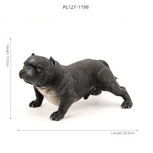(PL127-1190) Simulation Wild Animal Model Bully Pitbull Dog Decoration Toy Collection for Children