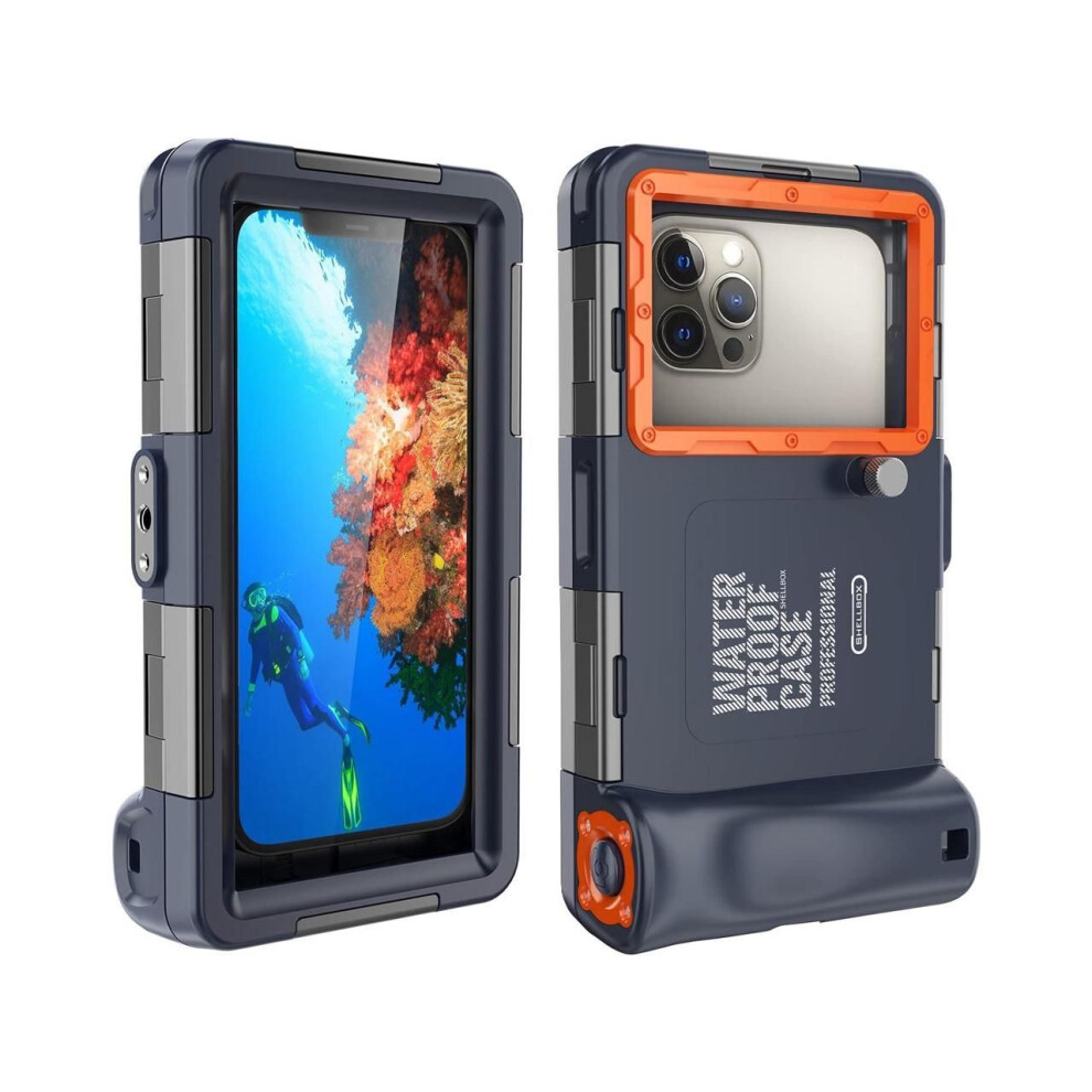 Universal Waterproof Phone Case For Snorkeling & Diving [50Ft/15M] Underwater Photography Video Protection Case With Lanyard For Iphone 15/14/ 13/12/ 609808382297