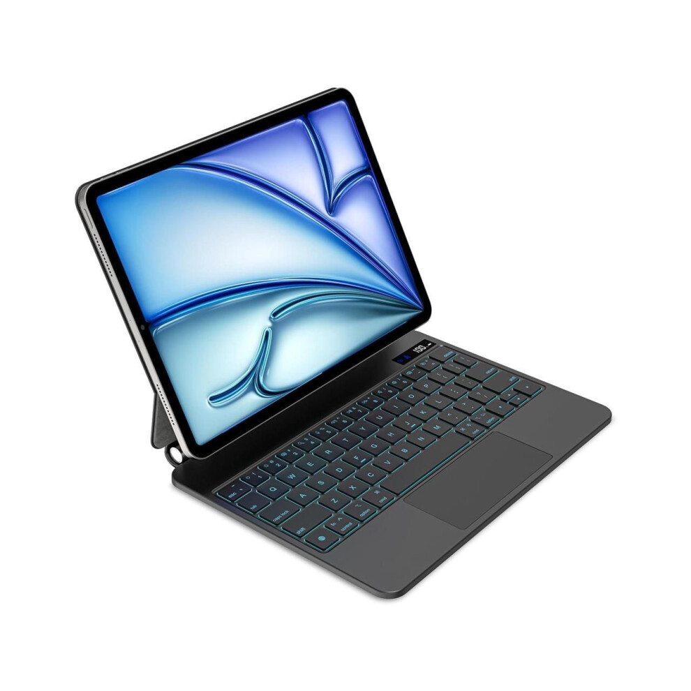 Keyboard Case For Ipad (A16) 11Th Generation 11 Inch 2025, Ipad 10Th Generation 10.9 Inch 2022 Magic Keyboard With Trackpad, 7 Colors Backlit, Lightwe 609808382372
