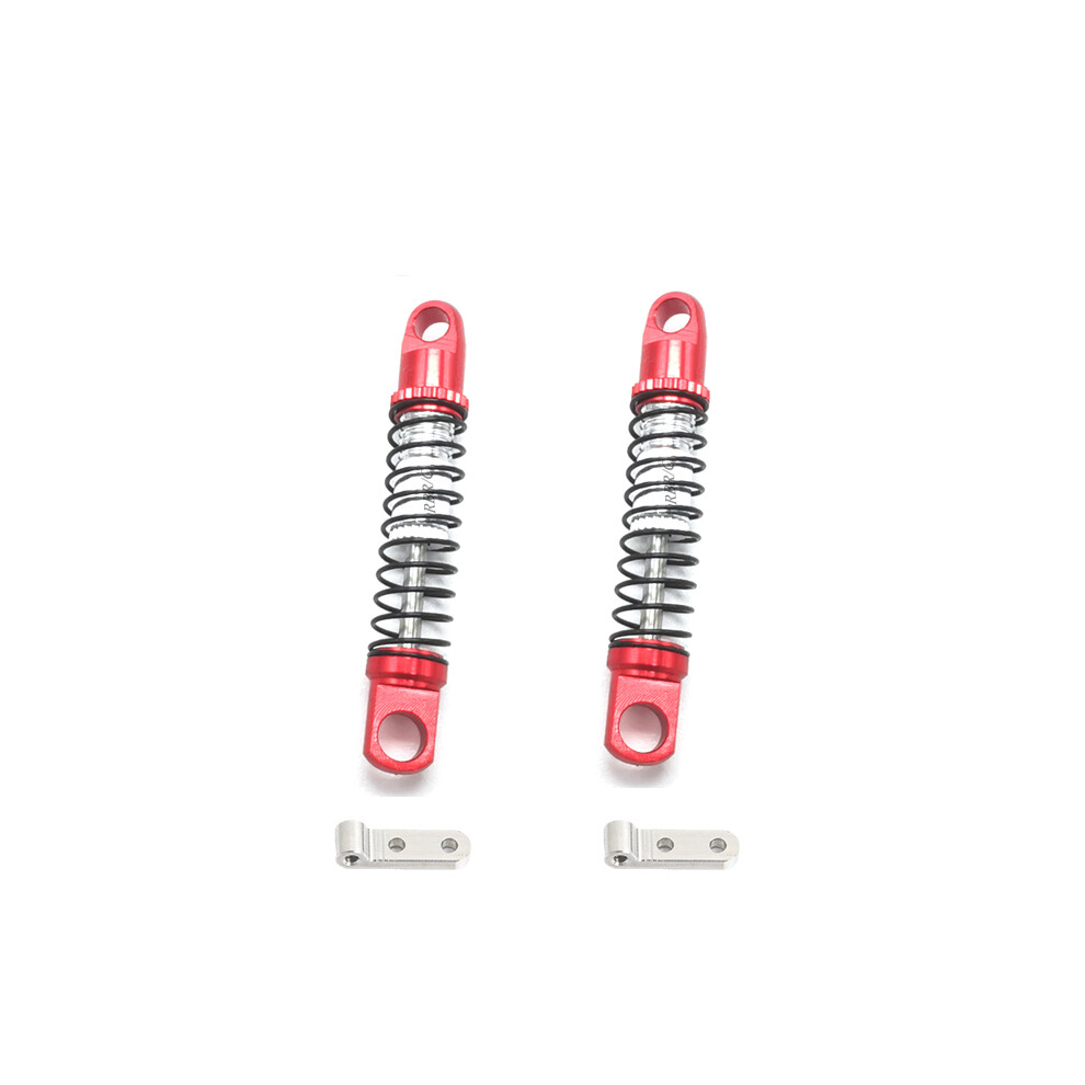 (Red) D12 Rear Axle Metal Shock Absorber Upgrade Diy Parts For 1/10 Wpl D12 Rc Truck Car Red 110691696809