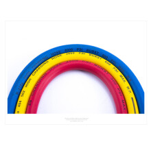 R134a 1/4" SAE 59" AC Charging Hoses Tube Refrigerant Air Conditioning 3000 PSI