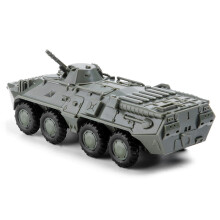 1:72 BTR-80 Armored Carrier Military Vehicles Assemble Model Toy Car Kit