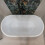 Voda Design Dublin 1500mm Freestanding Double Ended Bath White Waste 3