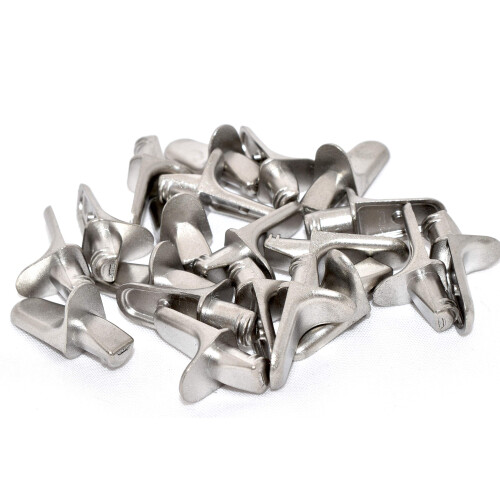 5 mm Shelf Support Peg/Pin Bracket Stainless Steel 20 Pack