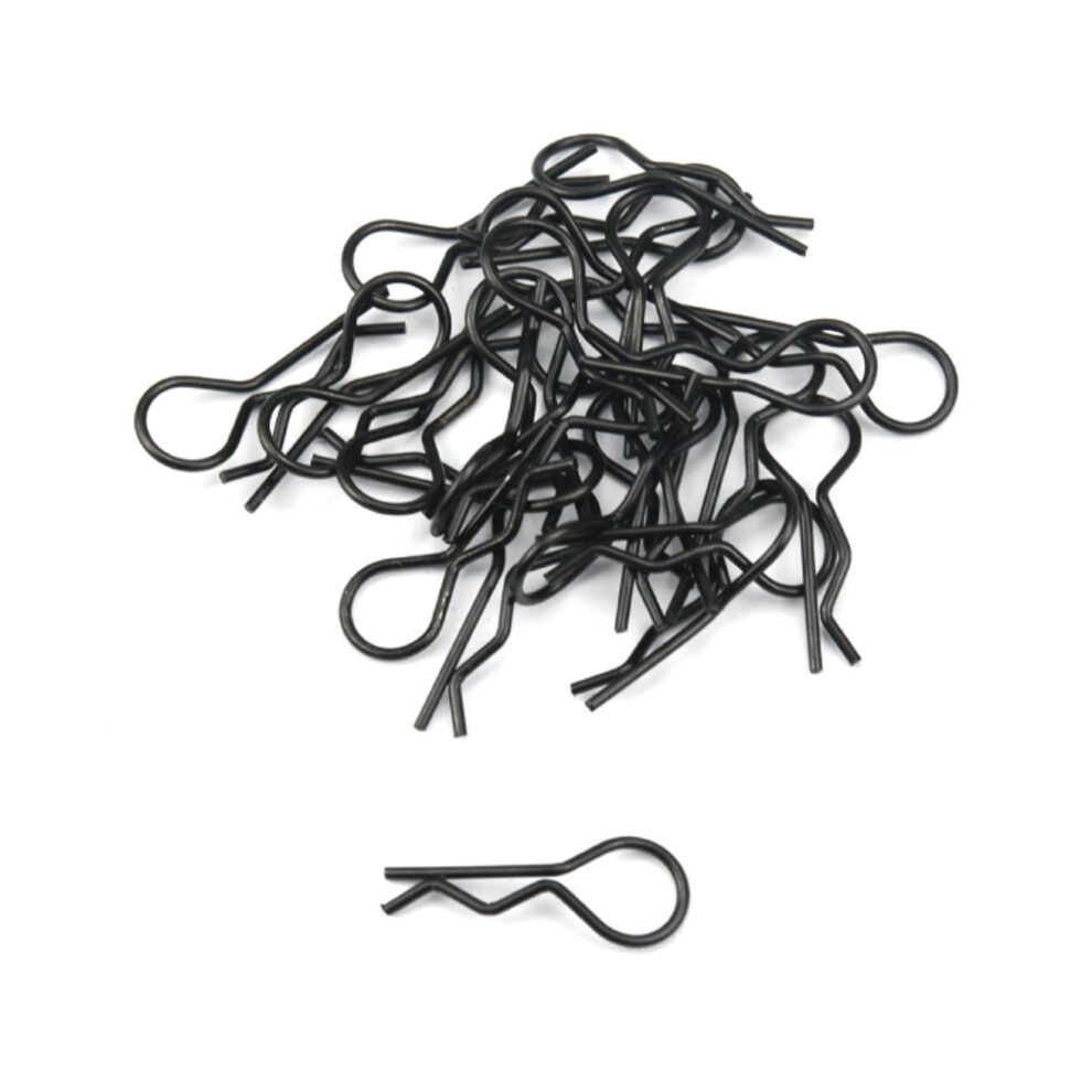 100Pcs Rc Body Shell Pins R Clips For 1/8 Tamiya Traxxas Hpi Losi Buggy Truggy Car Black 110691697288