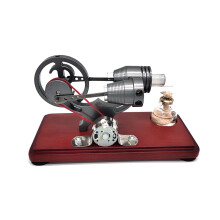 Hot Air Stirling Engine Model Electric Generator Motor Physics Steam Power Education Toy Science Experiment Kit Set