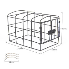 (Iron Cage) Original D12 Metal Cage Frame Canvas Hood Cover Set For 1/10 WPL D12 RC Car Truck