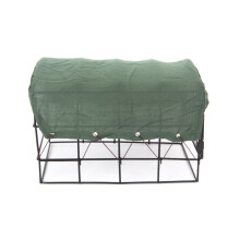 (Iron Cage+Hood (ArmyGreen)) Original D12 Metal Cage Frame Canvas Hood Cover Set For 1/10 WPL D12 RC Car Truck