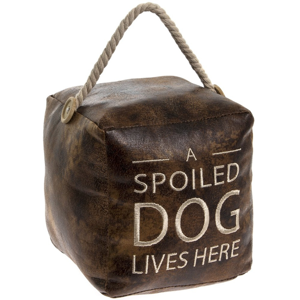 Lesser & Pavey Door Stops Faux Leather Dog Doorstop Home & Office | Stylish Door Wedges & Door Stoppers For Floor 5051226572104