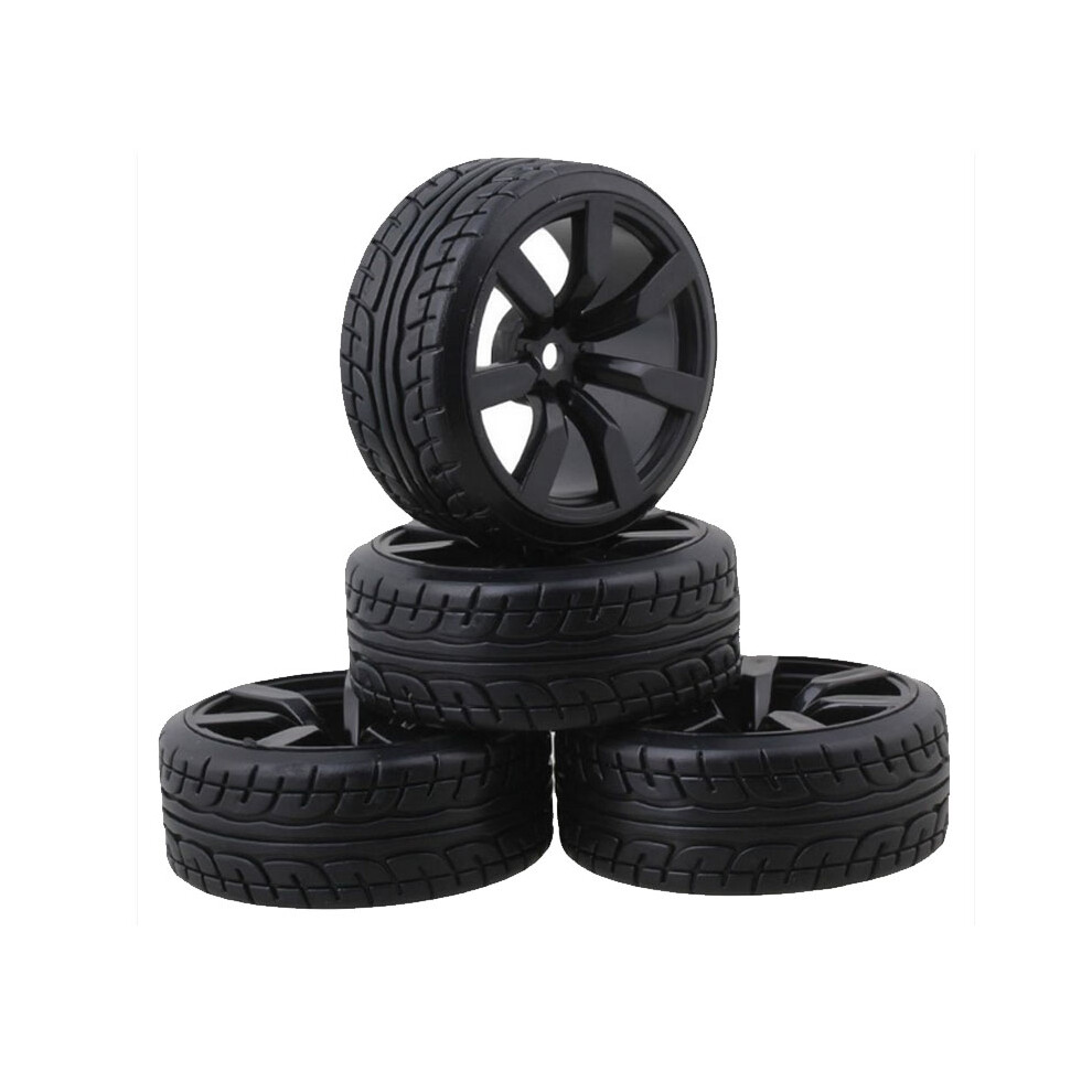 4Pcs Drift Tires+Wheel Rim 12Mm Hex Hub For Hsp Tamiya Rc 1:10 Rc Racing Car 110691697509