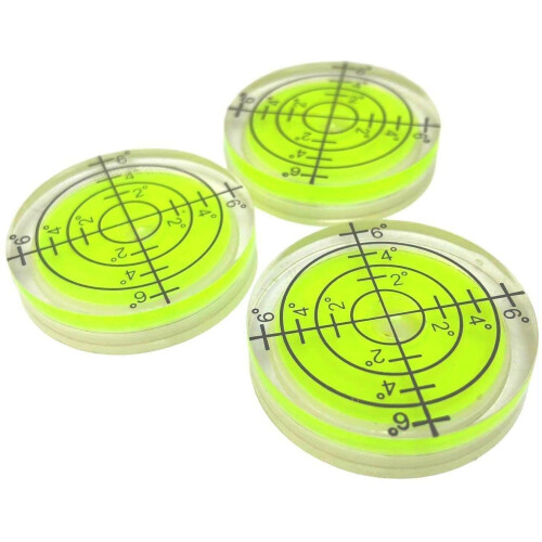Taskar 3 x 32mm Precision Bullseye Bubble Spirit Level