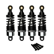 (Titanium) 4PCS Alloy RC 1/10 Adjustable Shocks Absorbers for Tamiya TT-02 TT02 Chassis Car