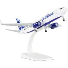1:300 Scale 20cm Model Aircraft American Jetblue B737 Model Plane Alloy Diecast