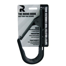 The Rhino Hook  Universal Tool Belt And Cordless Drill Impact Wrench Holder – Holster Alternative To Pouch (WITH CLIP)