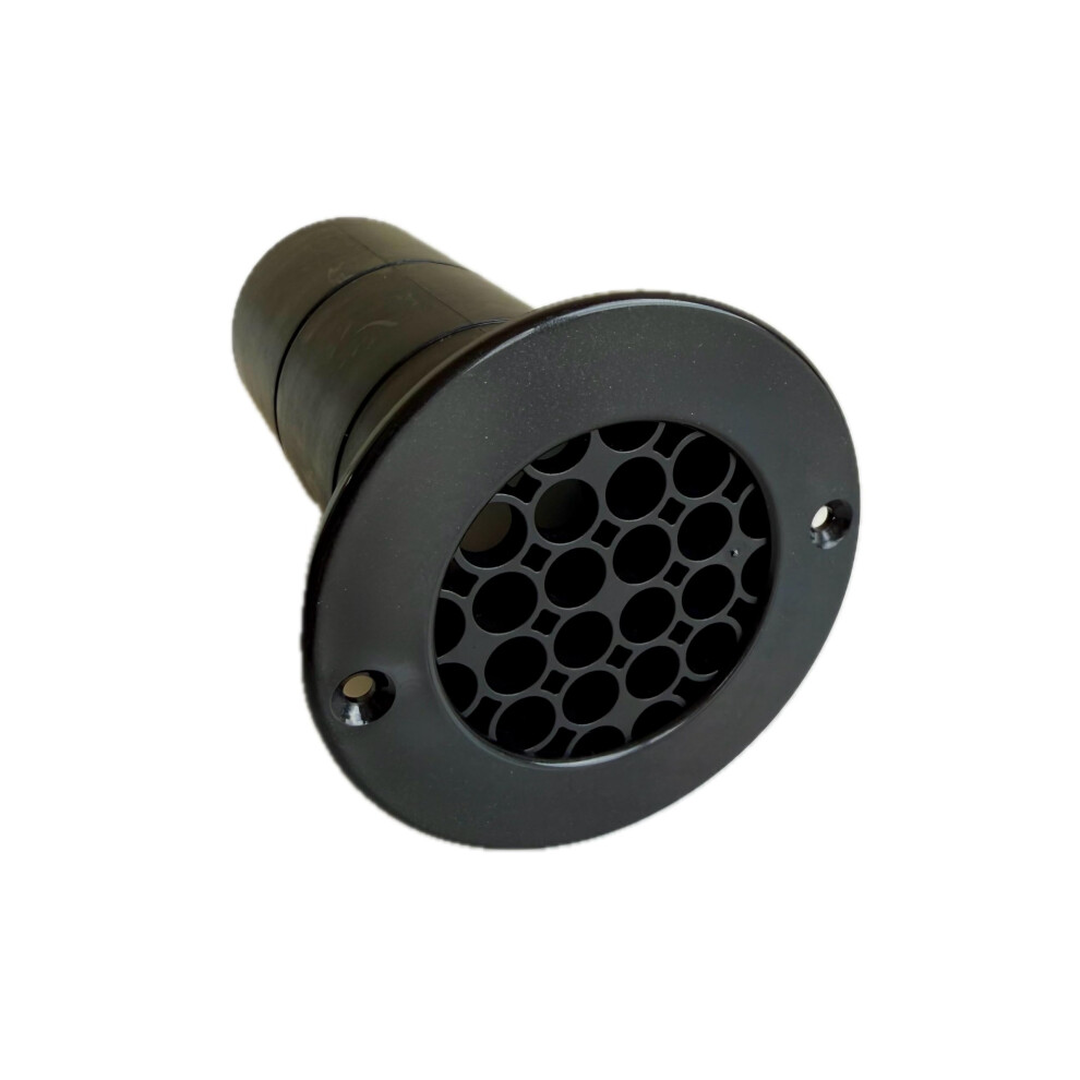 Gas Drop Vent Caravan Motorhome Campervan Van Conversion 120Mm X 75Mm With Cut Out Markers Black Self Build 5051226586071