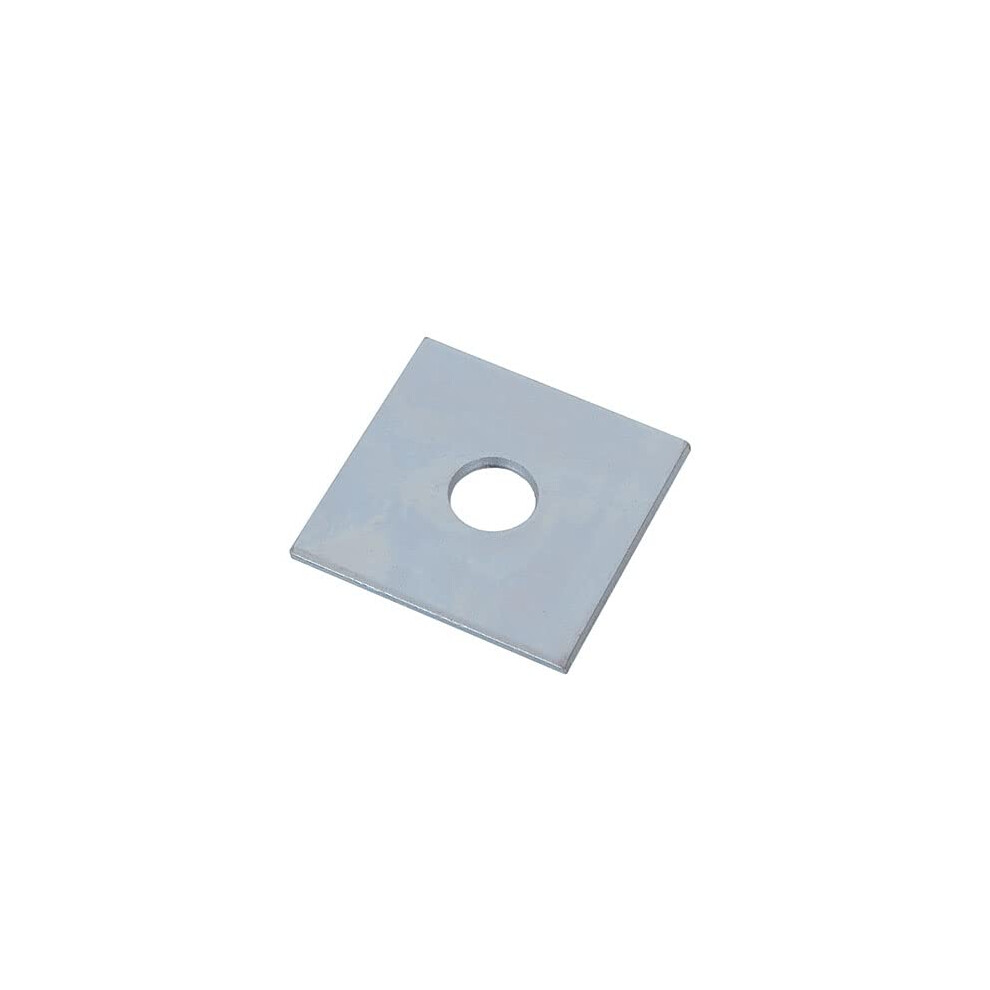 Bpc Fixings M12 Galvanised Square Plate Washer 50-Piece Set, 50 Mm Length X 50 Mm Width, Silver 5051226597640