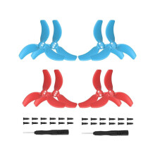 8Pcs Avata 2 Propellers Replacement Prop Blades 3032S Low Noise Wings for DJI Avata 2 Drone Accessories Red/Blue Tips