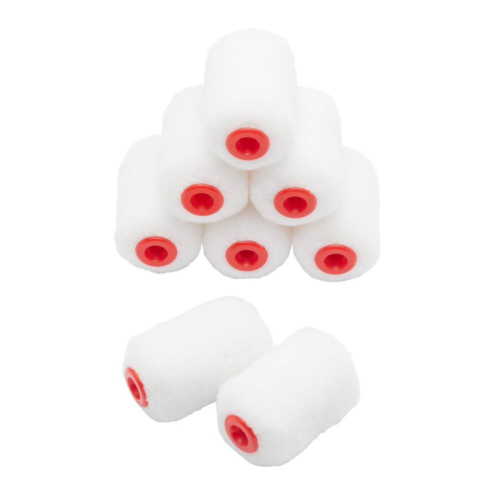 Prodec Advance 8 Pack Medium Pile Ice Fusion 2 Inch Micro Paint Rollers For An Ultra-Smooth Finish Painting With Emulsion & Satin Paints On Interior 5003609905962