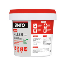 SINTO - Hole and Crack Filler - Ready to Use - 97% Natural Ingredients - Fast Drying - Zero Shrinkage or Cracking - Indoor Use - Professional Grade