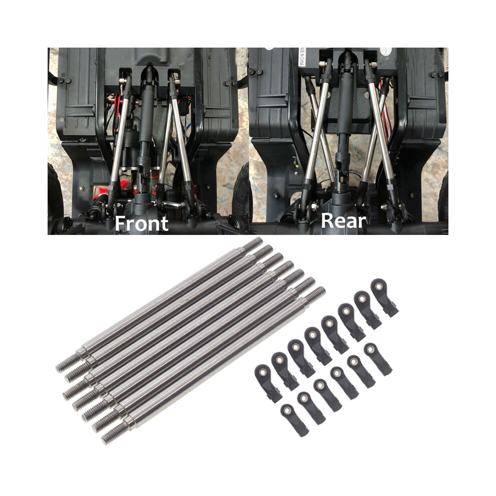 7Pcs Front Rear M4 Suspension Links Kit For Redcat Gen8 ( 6Mm Stainless Steel ) 110691698018