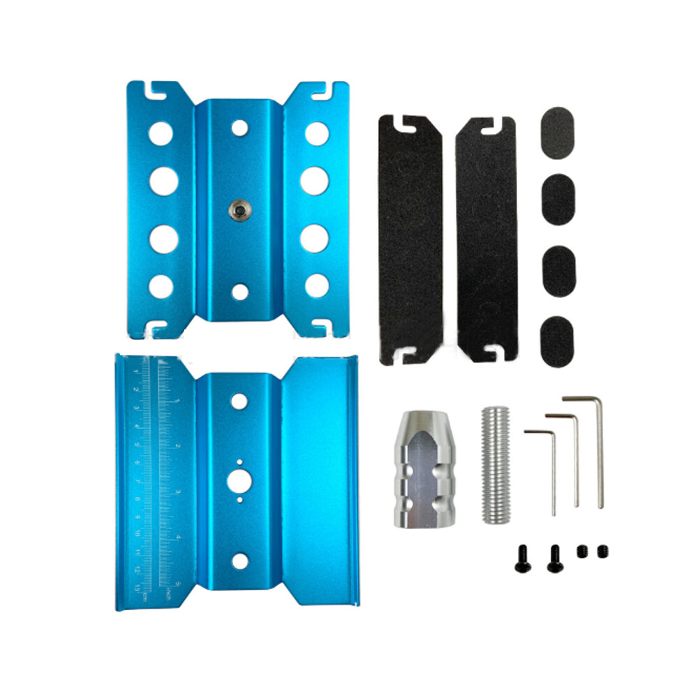 (Blue) Heightening Work Stand Assembly Platform 360 Degree Rotate Repair Station For Rc 1/8 1/10 Trx-4 Axial Scx10 Tamiya Hsp Model Car Blue 110691697264