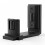 CCJH Adjustable Floor Guide Wall/Door Bottom Guide Sliding Barn Door Guide Hardware Black Plate Style 1