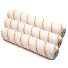 ROLLINGDOG 12" Paint Roller Sleeve - 1/2"(12mm) Medium Pile, Suitable for Lightly Textured Walls, Old Interior Walls, Light Cement Surfaces
